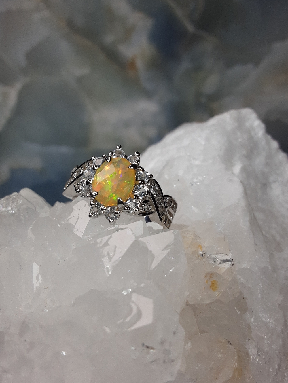 925 Opal Ring.
